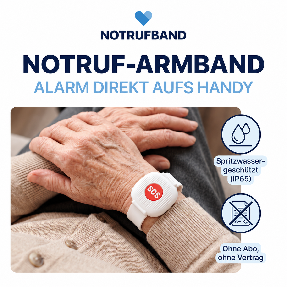 NotrufBand™ SOS-Hilfsarmband